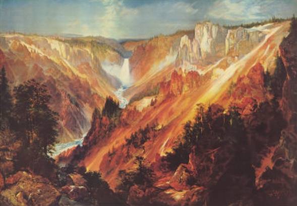 Grand Canyon of the Yellowstone - Thomas Moran