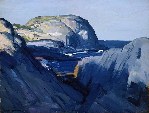 Gray and Blue - George Bellows