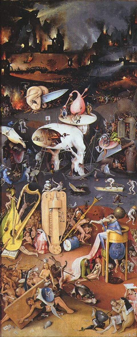 Hell (Garden of Earthly Delights) - Hieronymus Bosch