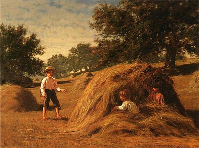 Hiding in the Haycocks - William Bliss Baker