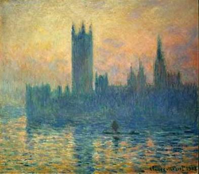Houses of Parliament (Sunset) - Claude Monet