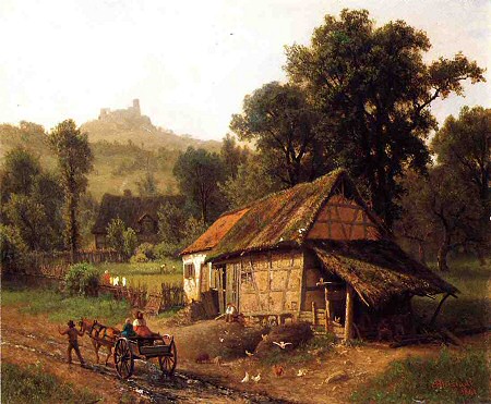 In the Foothills - Albert Bierstadt