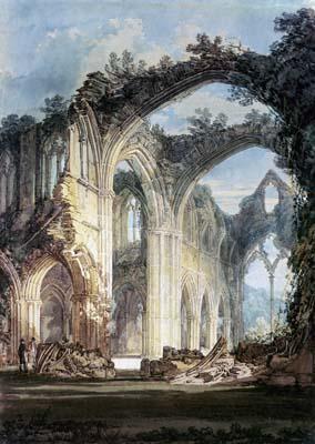 Inside of Tintern Abbey - Joseph Mallord William Turner