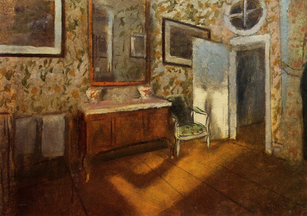 Interior at Menil Hubert - Edgar Degas