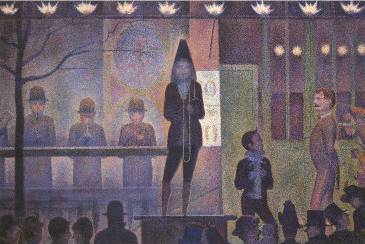 Invitation to the Sideshow (La Parade de Cirque) - Georges Seurat
