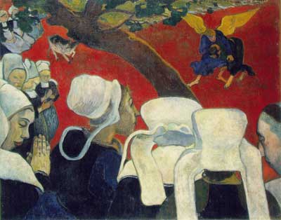 Jacob Wrestling with the Angel - Paul Gauguin