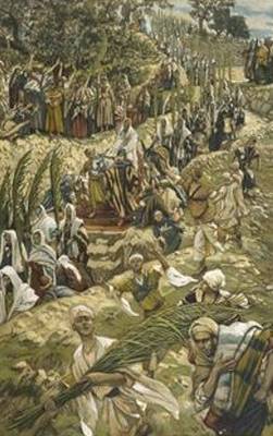 Jesus Enters Jerusalem on Palm Sunday - James Tissot