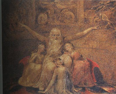 Job and his Daughters - William Blake
