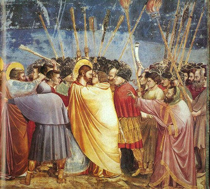 Kiss of Judas - Giotto di Bondone