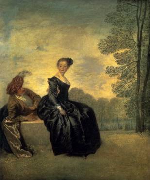 La Boudeuse - Jean Antoine Watteau