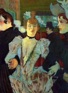 La Goulue Entering Moulin Rouge - Henri de Toulouse Lautrec