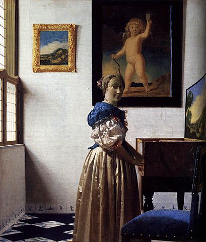 Lady Standing at the Virginal - Jan Vermeer van Delft