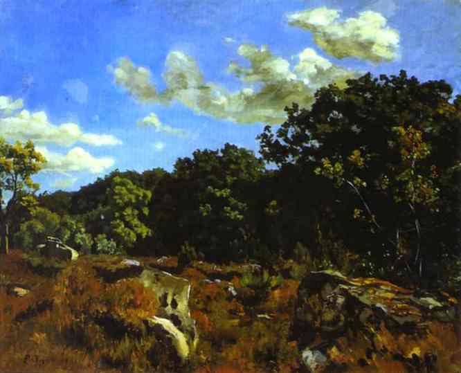 Landscape at Chailly - Frederic Bazille