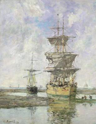 Large Ship - Eugene Boudin