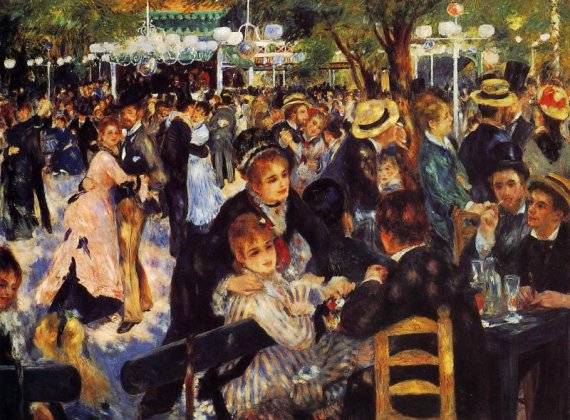 Le Moulin de la Galette - Pierre Auguste Renoir