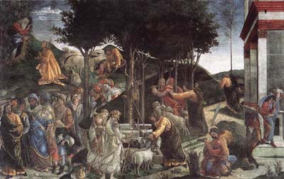 Life of Moses - Sandro Botticelli