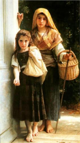 Little Beggar - William Adolphe Bouguereau