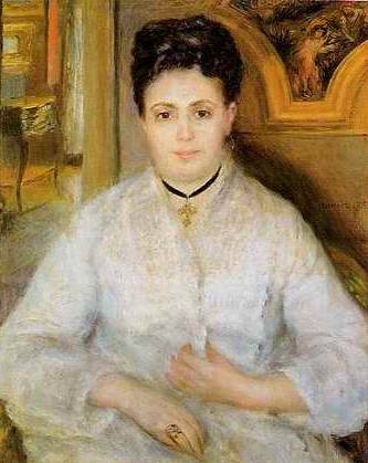Madame Chocquet - Pierre Auguste Renoir