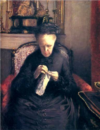 Madame Martial Caillebotte (artist's mother) - Gustave Caillebotte