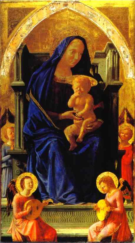 Madonna Enthroned - Masaccio