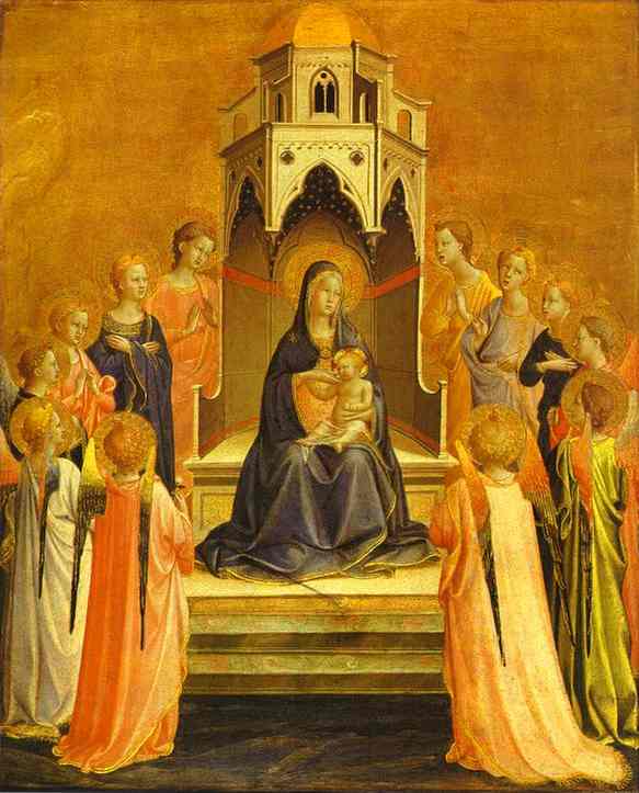 Madonna Surrounded by Angels - Fra Angelico