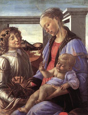 Madonna & Child with an Angel - Sandro Botticelli