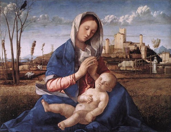 Madonna in a Meadow 1505 - Giovanni Bellini
