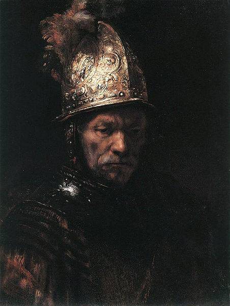 Man in a Gold Helmet - Rembrandt van Rijn