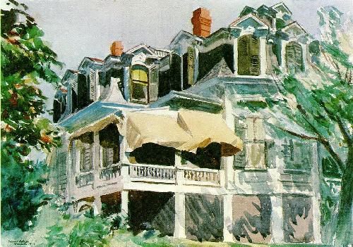 Mansard Roof - Edward Hopper