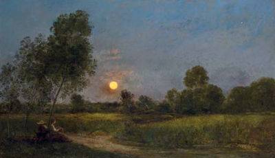 Moonrise - Charles Daubigny