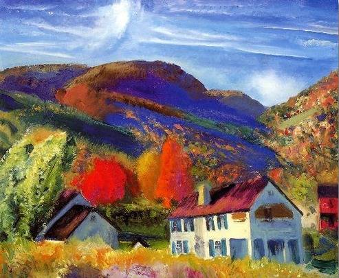 My House Woodstock - George Bellows