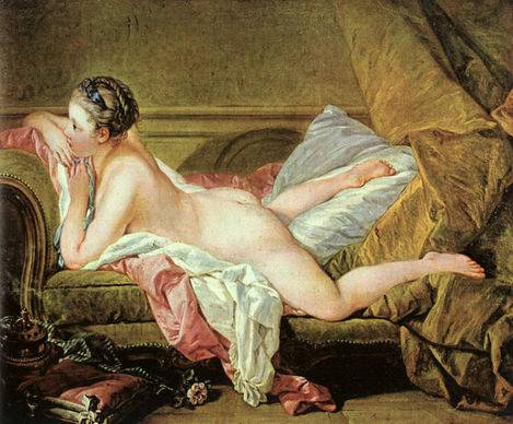 Nude on a Sofa - Francois Boucher