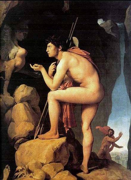 Oedipus and the Sphinx - Jean Auguste Dominique Ingres