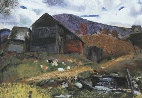 Old Barn in Shady Valley - George Bellows