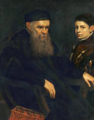 Old Man and Boy - Jacopo Robusti Comin Tintoretto