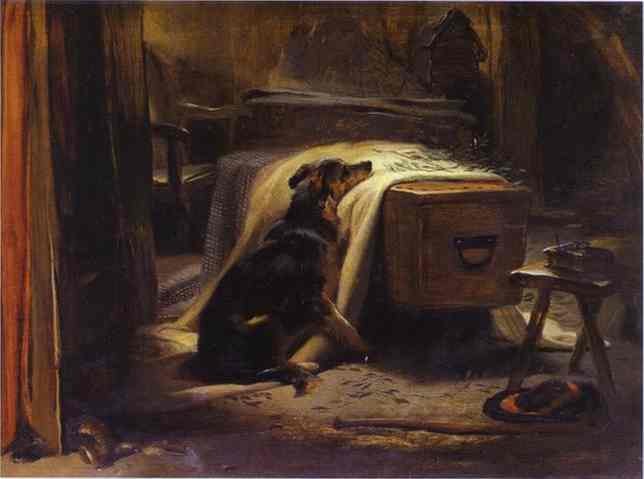 Old Shepherd's Chief Mourner - Edwin Henry Landseer