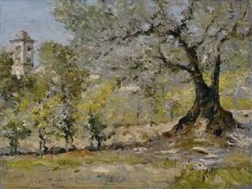 Olive Trees in Florence - William Merritt Chase