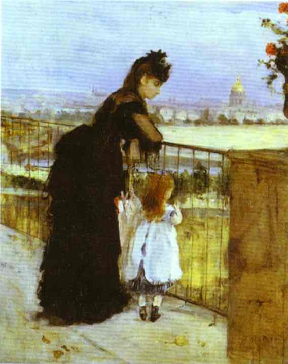 On the Balcony - Berthe Morisot