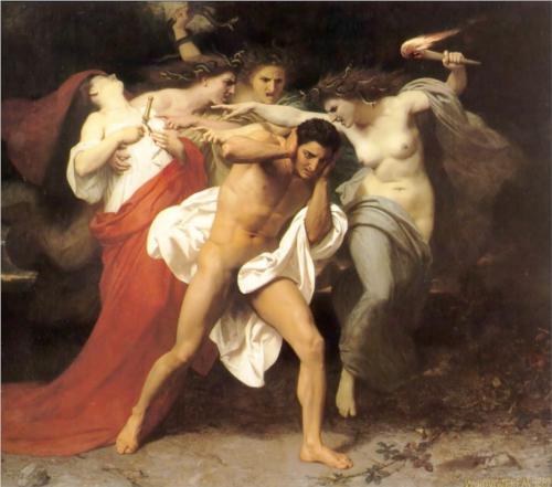 Orestes Pursued by the Furies - William Adolphe Bouguereau