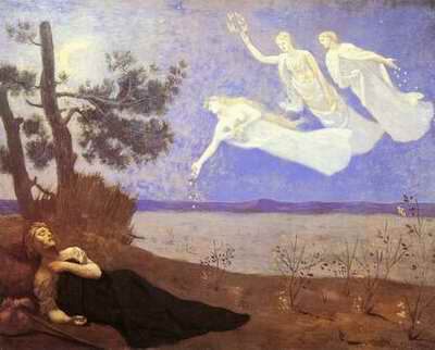 Orestes & the Erinyes - Gustave Moreau