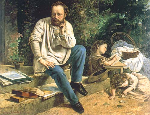 PJ Proudhon - Gustave Courbet