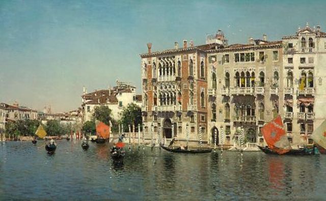 Palazzo Cavalli and Palazzo Barbaro on the Grand Canal - Martin Rico Ortega