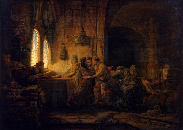 Parable of the Laborers in the Vineyard - Rembrandt van Rijn