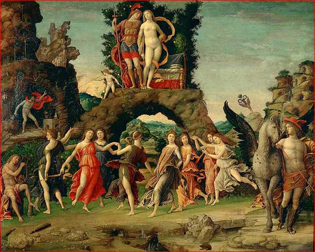 Parnassus (Il Parnaso) - Andrea Mantegna