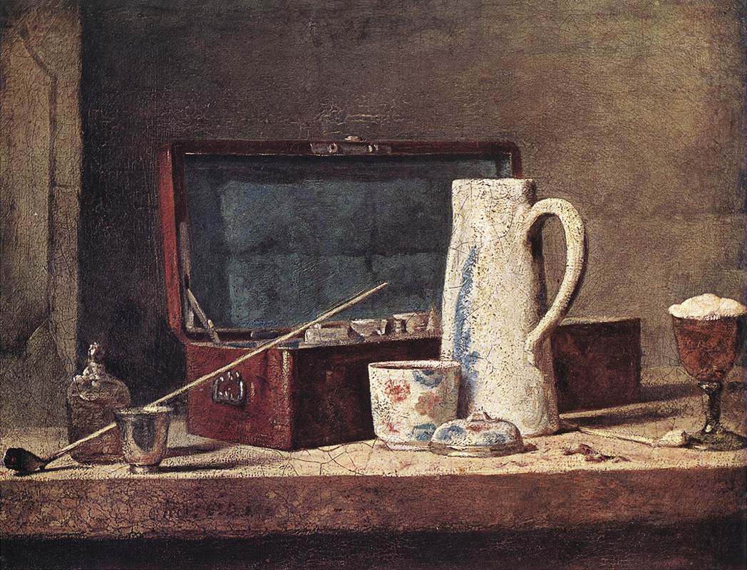 Pipe and Jug - Jean Baptiste Simeon Chardin