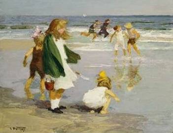 Play in the Surf - Edward Henry Potthast