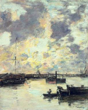 The Port 1895 - Eugene Boudin