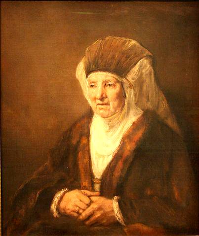 Portrait of an Old Woman II - Rembrandt van Rijn
