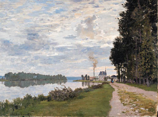 Promenade at Argenteuil - Claude Monet