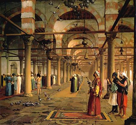 Public Prayer in the Mosque of Amr, Cairo - Jean Leon Gerome